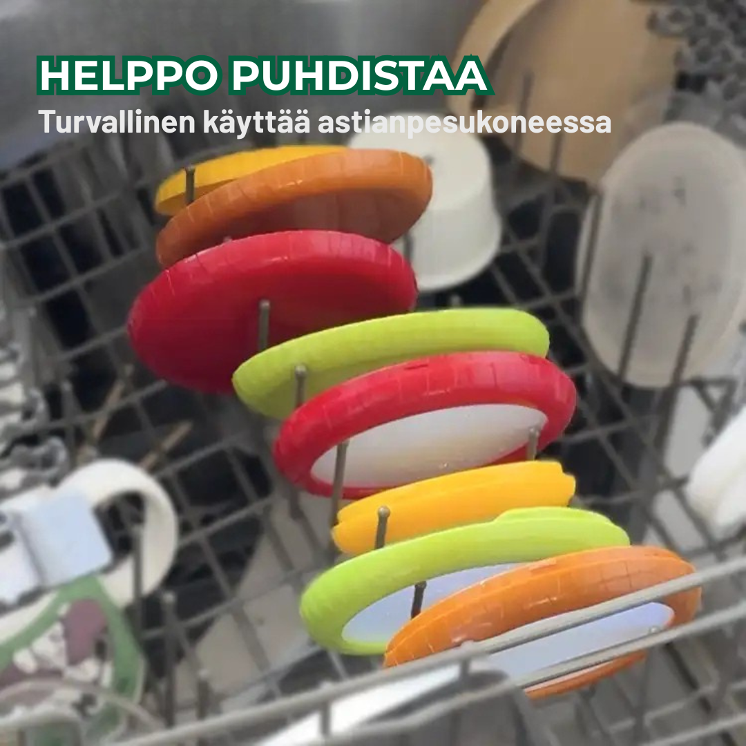 Freshie™ - Uudelleenkäytettävät vihannes- ja hedelmäkannet