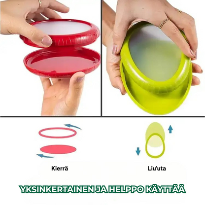 Freshie™ - Uudelleenkäytettävät vihannes- ja hedelmäkannet