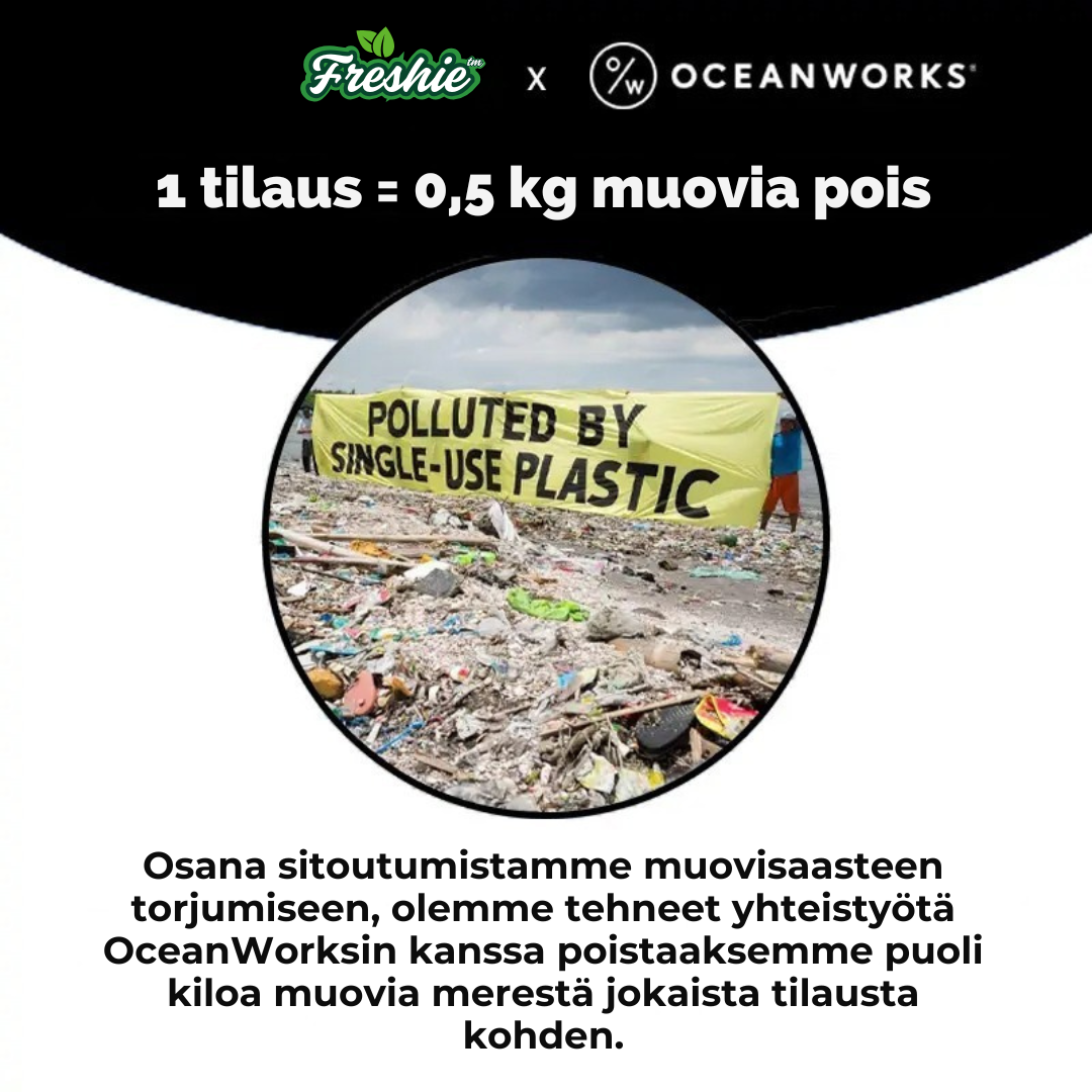 Freshie™ - Uudelleenkäytettävät vihannes- ja hedelmäkannet