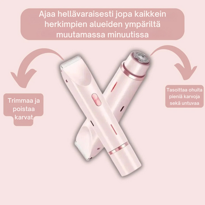 SilkPro™ - 2-in-1 Ihokarvanpoistolaite Naisille